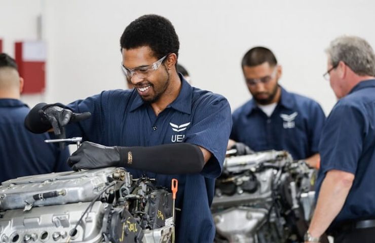 UEI College Chula Vista is on the Move! - UEI College automotive technicians