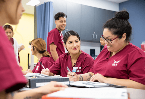 UEI College students