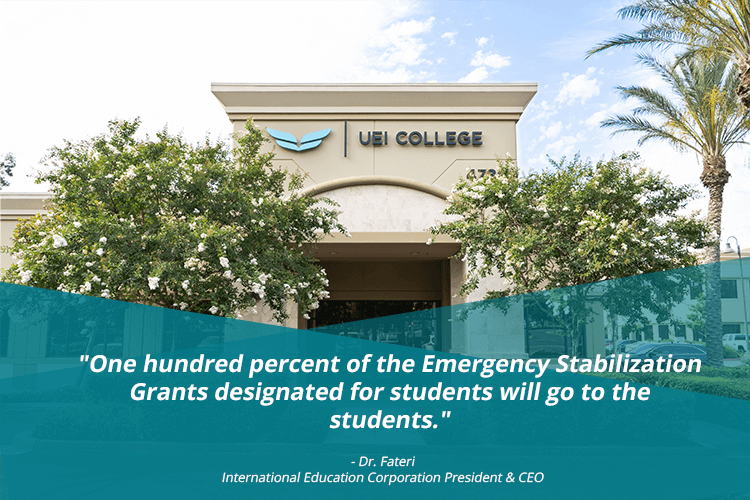 UEI College trade school exterior