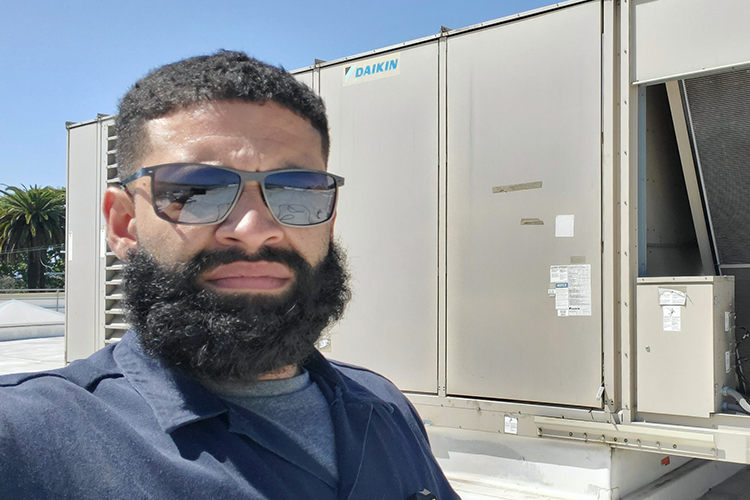 Brandon hvac-student