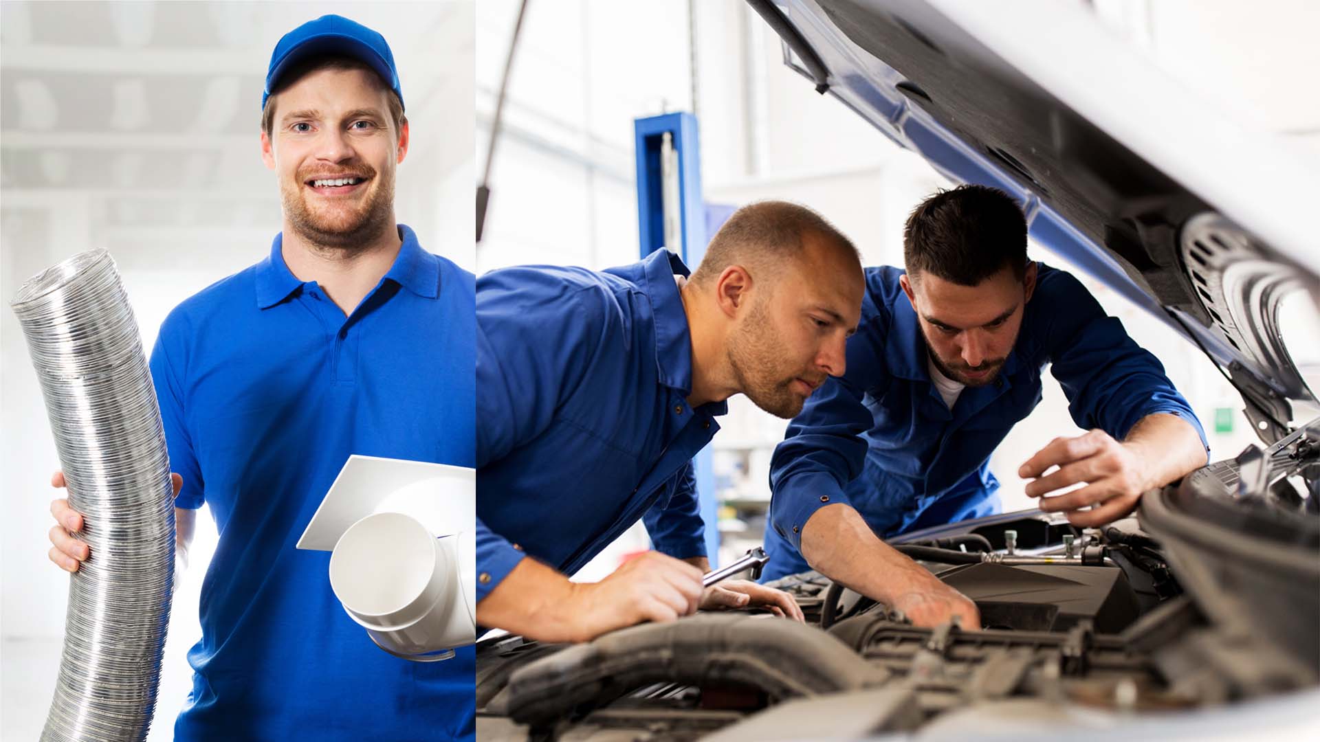 hvac tech and auto mechanic