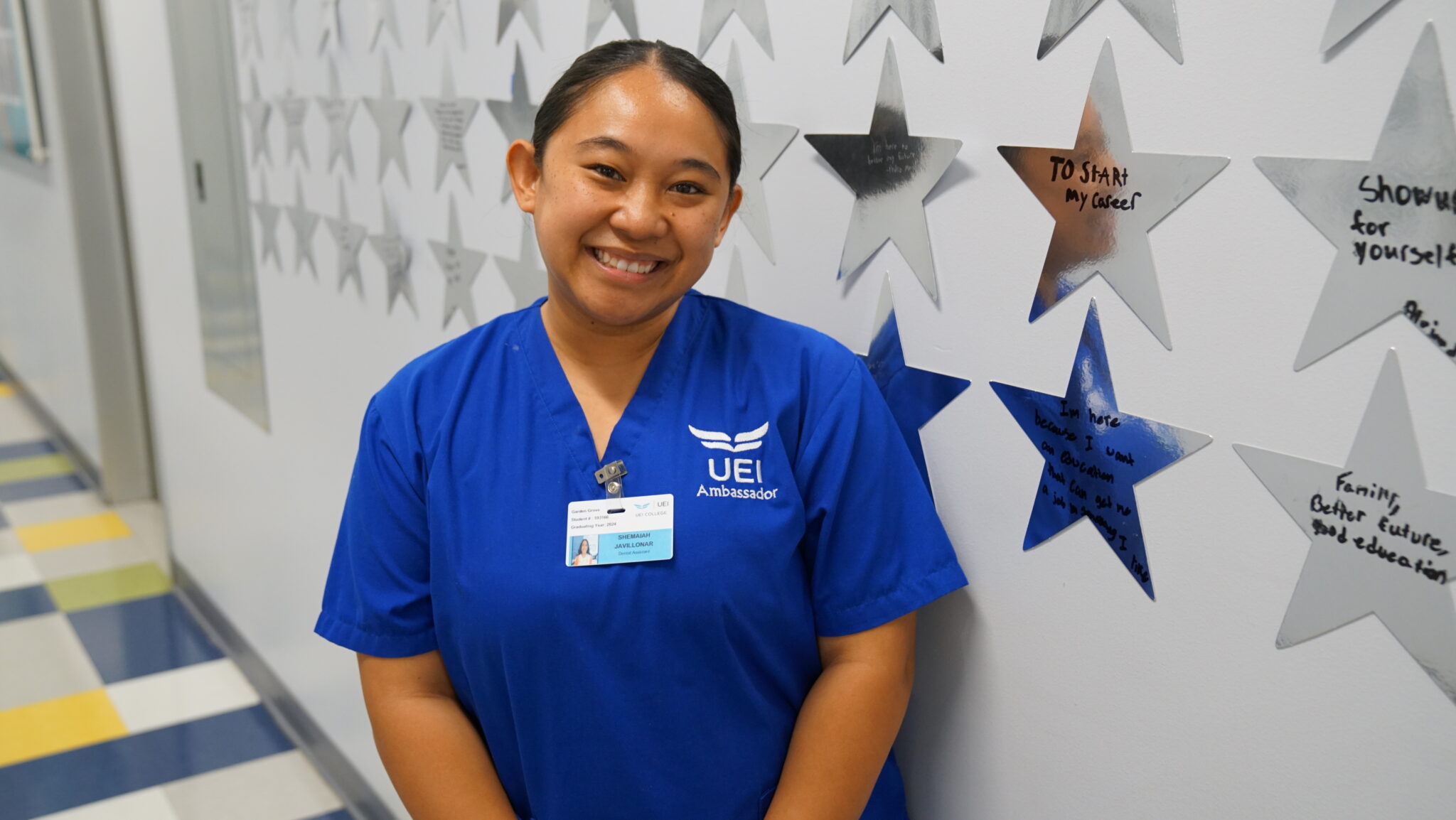 Garden Grove Dental Assistant Student Leads by Example UEI College