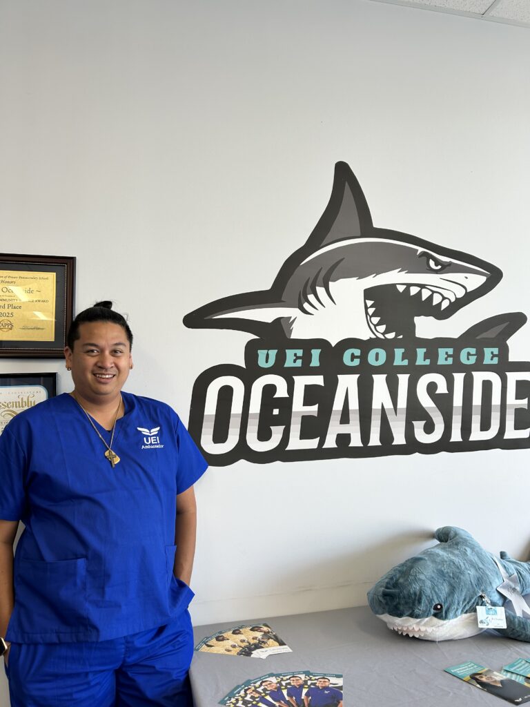 After years in retail and hospitality, Brett found his career path at UEI College Oceanside, with the Medical Front Office Specialist program