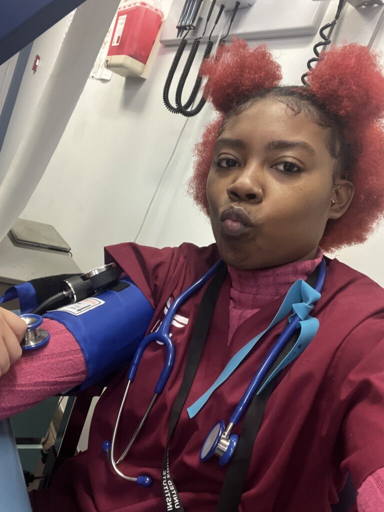 Jasmine transformed her life at UEI Morrow, turning a desire for stability into a thriving Medical Assistant career