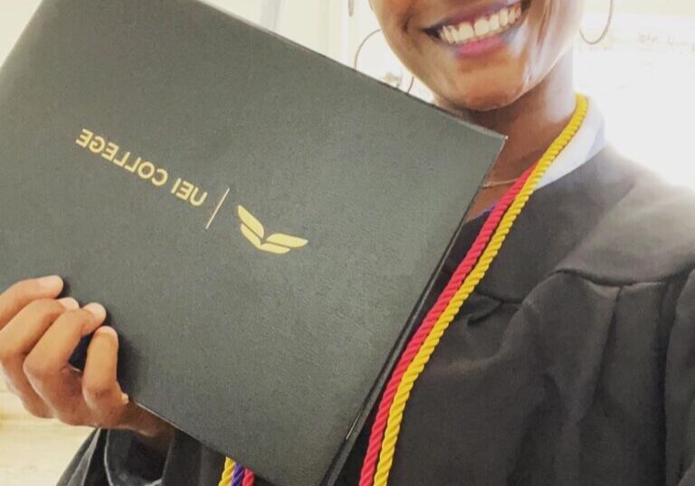 Natasha was able to overcome a number of obstacles to finish the dental assistant program at UEI College in Garden Grove