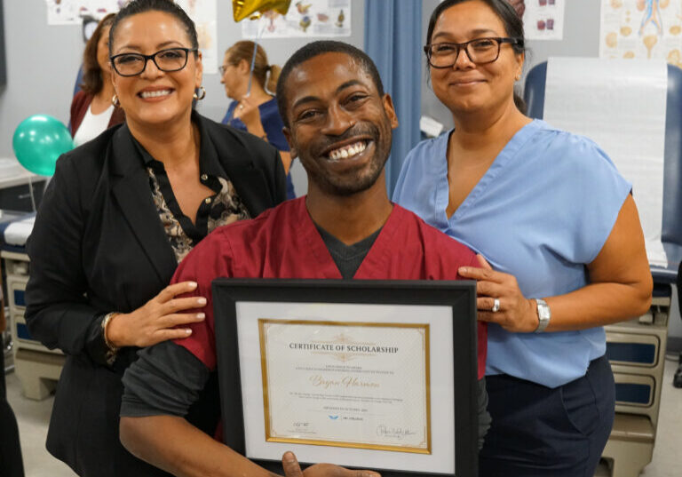 A passionate Medical Assistant student from Chula Vista has been awarded the 2024 'Be The Change' scholarship 