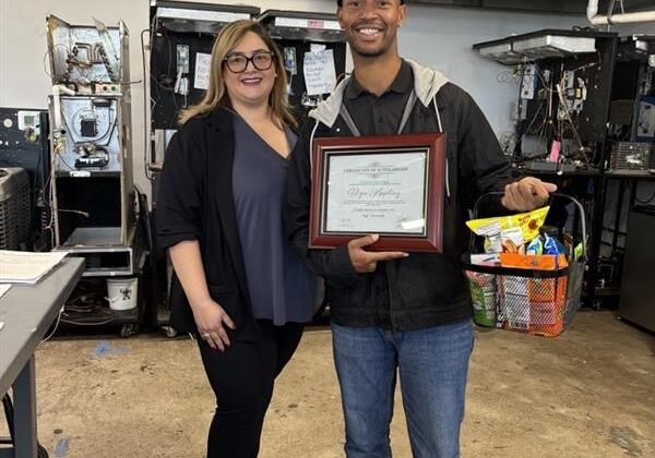 Reseda HVAC graduate earns scholarship award for his lifelong commitment to service, leadership, and community impact