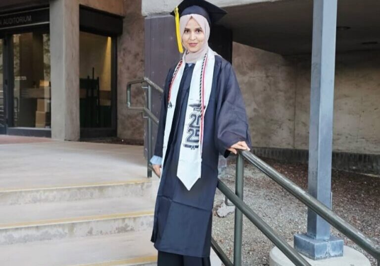 Stockton MA graduate on balancing family, education, and resilience while completing UEI College with perfect attendance and a 4.0 GPA.