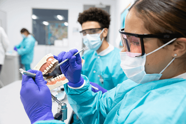 UEI college dental assistant students