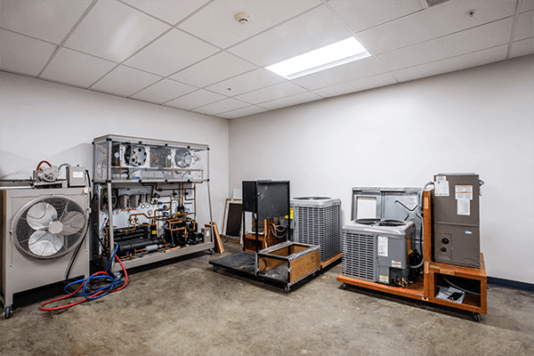 Heating, Ventilation and Air Conditioning (HVAC) Lab 3 at UEI Fresno Trade School Campus - UEI College