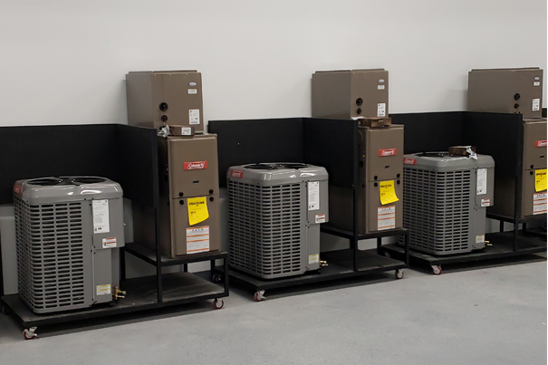 Heating, Ventilation and Air Conditioning (HVAC) Lab 1 at UEI Mesa Trade School Campus - UEI College