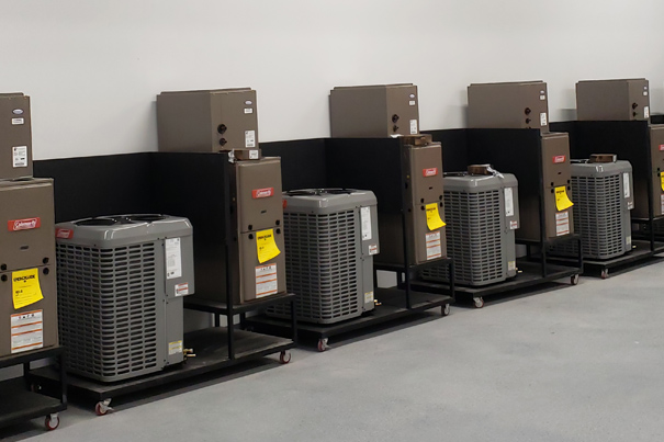 Heating, Ventilation and Air Conditioning (HVAC) Lab 3 at UEI Mesa Trade School Campus - UEI College