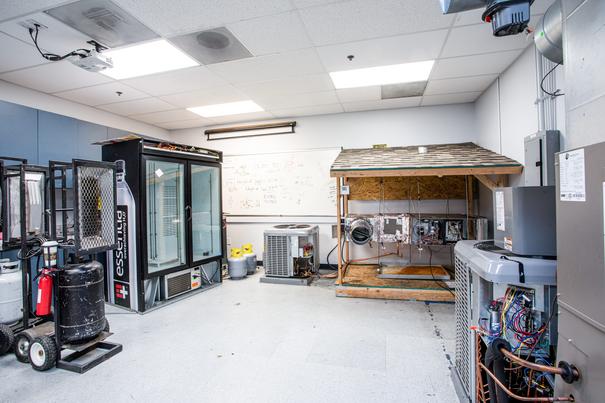 Heating, Ventilation and Air Conditioning (HVAC) Lab 2 at UEI Ontario Trade School Campus - UEI College