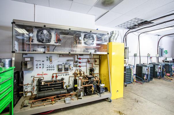 Heating, Ventilation and Air Conditioning (HVAC) Lab 3 at UEI Stockton Trade School Campus - UEI College