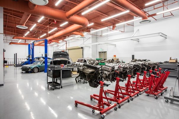 Automotive Technician Lab 1 at UEI Las Vegas Trade School Campus - UEI