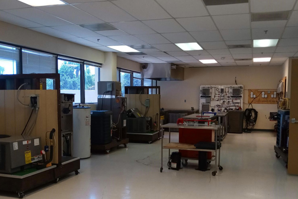 Heating, Ventilation and Air Conditioning (HVAC) Lab 2 at UEI Phoenix Trade School Campus - UEI College