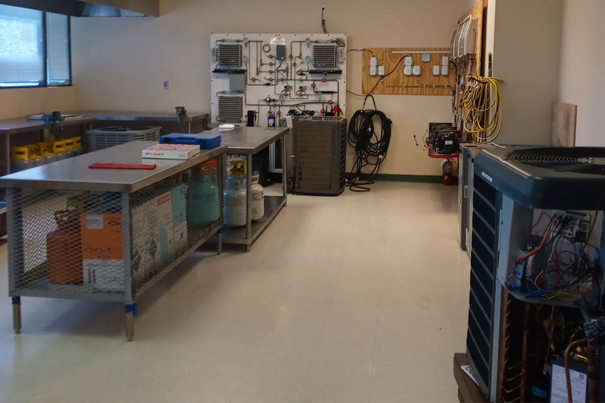 Heating, Ventilation and Air Conditioning (HVAC) Lab 3 at UEI Phoenix Trade School Campus - UEI College