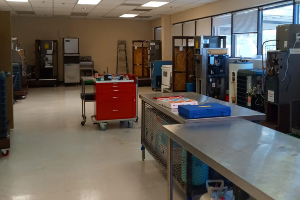 Heating, Ventilation and Air Conditioning (HVAC) Lab 4 at UEI Phoenix Trade School Campus - UEI College