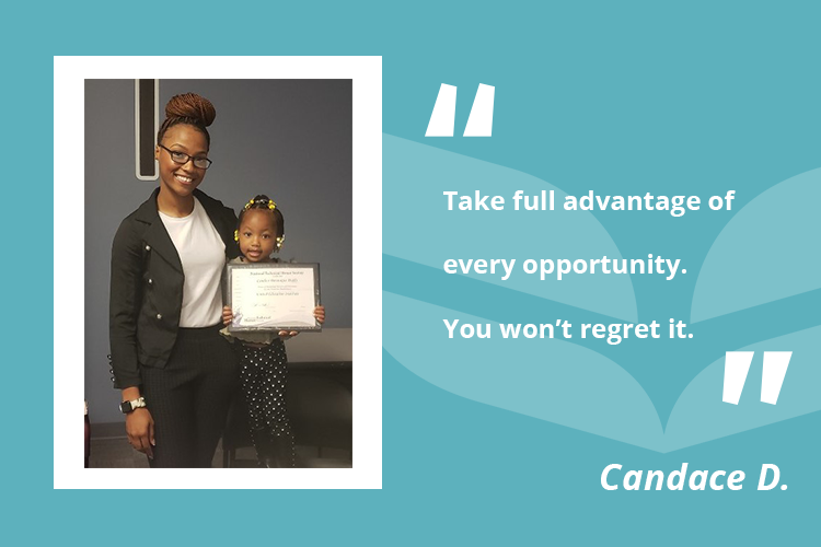 Candace turned to United Education Institute for the training she needed to pursue her goal of a career in the dental field