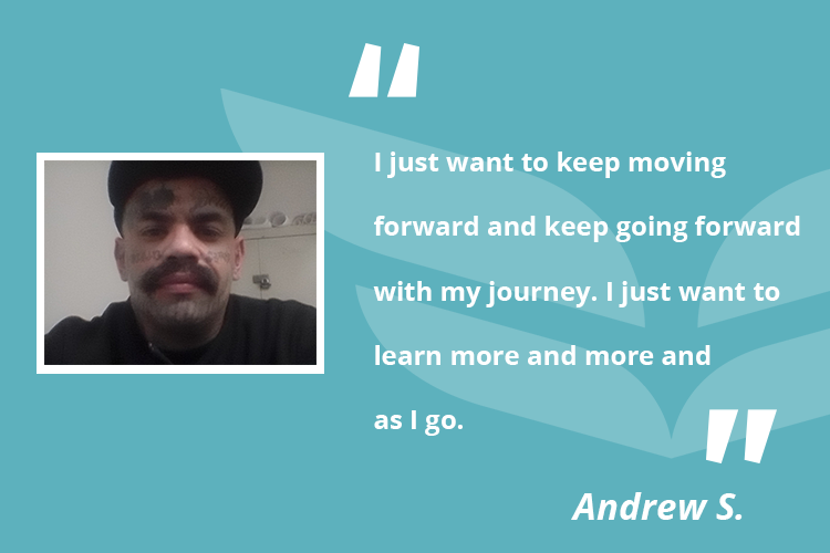 Andrew turned to education at UEI College to make a major life change after years of a troubling past that included serving time in prison