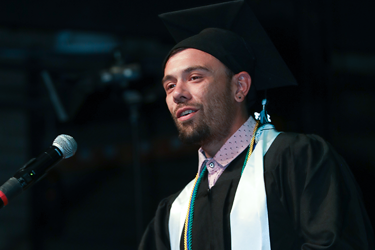 Joseph turned his life in a new direction and went from former inmate to class Valedictorian at UEI College in Mesa
