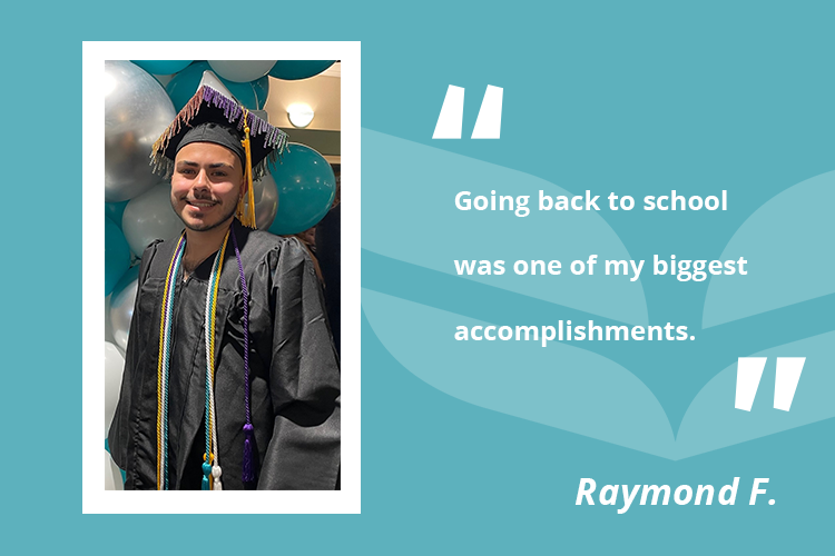 Raymond graduated from the Medical Assistant program at UEI College in Phoenix and says it was a major life accomplishment for his family