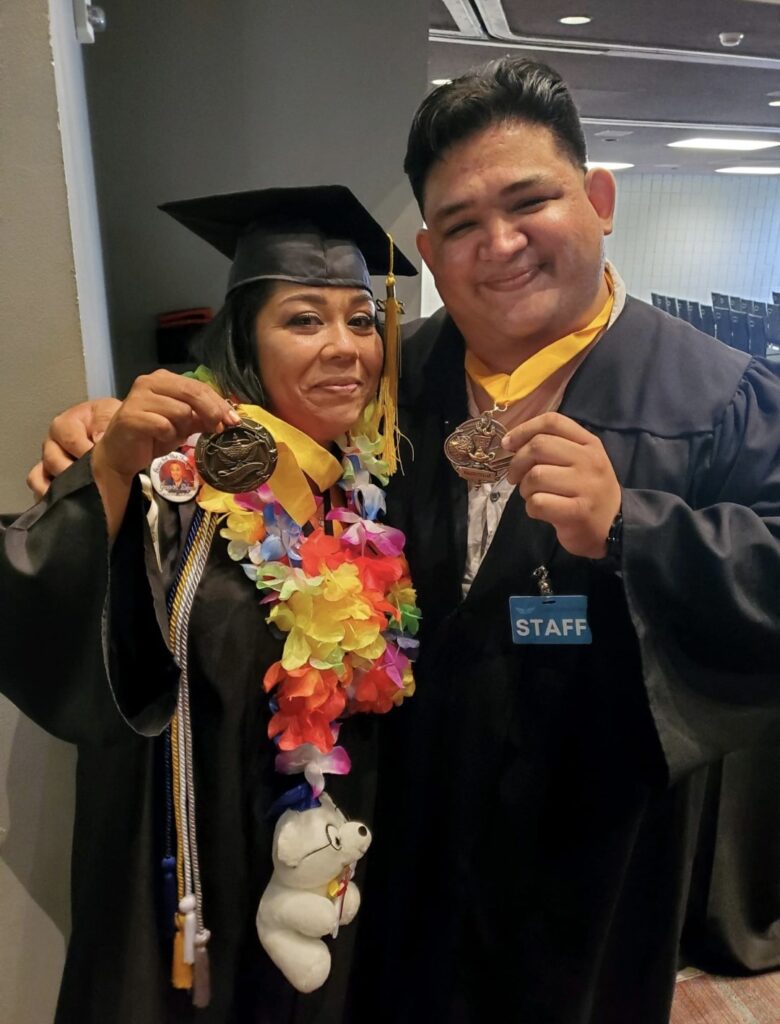 Yvonne took advantage of every opportunity that UEI College in Reseda has to offer and she finished the Medical Assistant program with honors